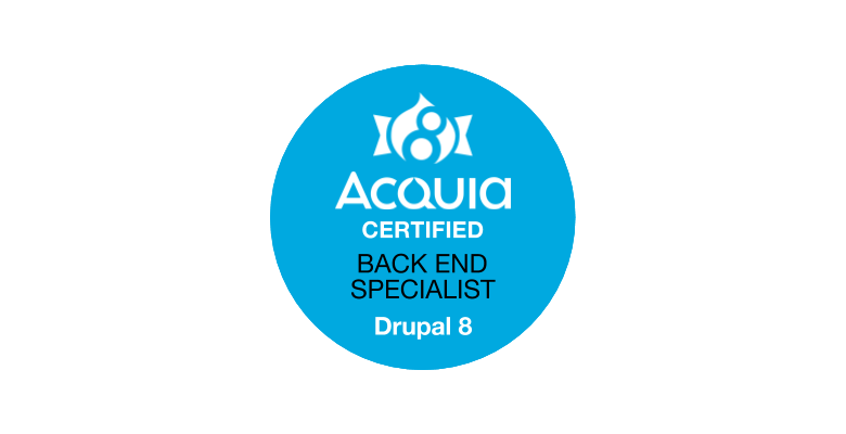Acquia Certified Back End Specialist