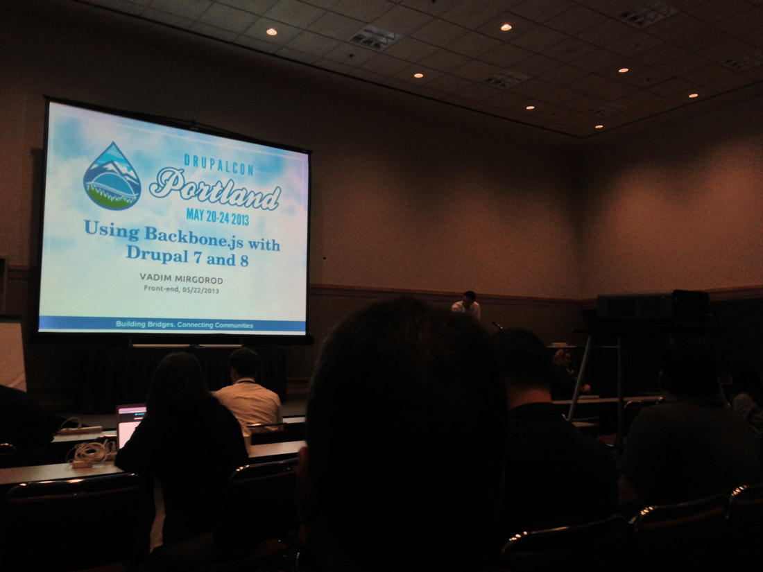 Using Backbone.js with Drupal 7 and 8 (DrupalCon Session Notes)