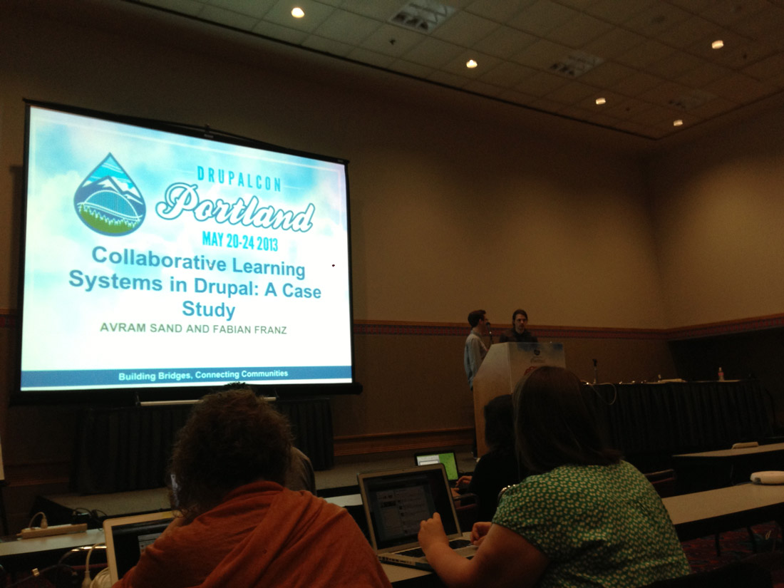 Collborative Learning Systems in Drupal: A Case Study (DrupalCon Session Notes)