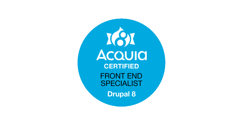 Acquia Certified Front End Specialist