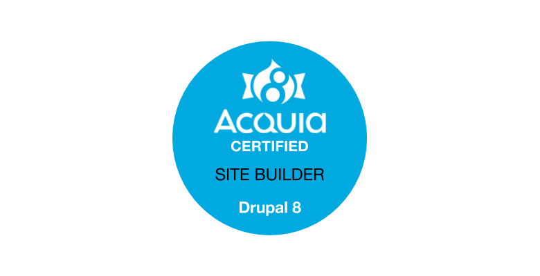 Acquia Certified Site Builder