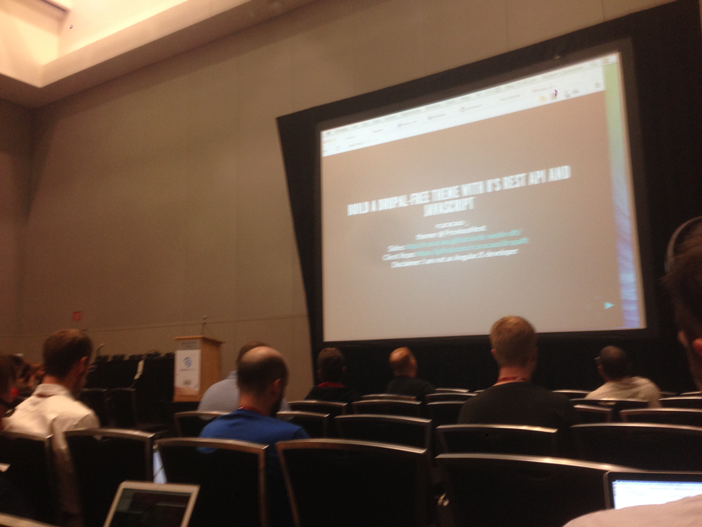 Build a Drupal-Free With 8's REST API and Javascript: DrupalCon Austin Session Notes