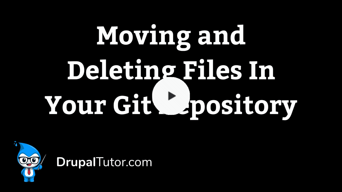Moving and Deleting Files in Your Git Repository