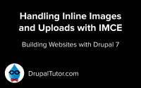 Uploading Inline Images with IMCE Uploading Inline Images with IMCE
