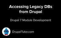 Accessing External / Legacy Databases from Drupal