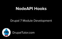 NodeAPI Hooks NodeAPI Hooks