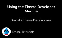 Using the Theme Developer Module Using the Theme Developer Module