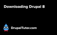 Downloading Drupal 8