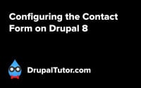 Configuring the Contact Form Configuring the Contact Form