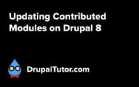 Updating Contributed Modules Updating Contributed Modules