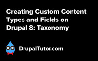 Custom Content Types and Fields: Taxonomy Custom Content Types and Fields: Taxonomy