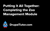 Putting it All Together - Completing the Zoo Management Module Putting it All Together - Completing the Zoo Management Module
