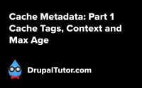 Cache Metadata: Part 1 - Cache Tags, Context, and Max Age Cache Metadata: Part 1 - Cache Tags, Context, and Max Age