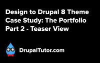 Design to Theme Case Study: Portfolio Teaser Design to Theme Case Study: Portfolio Teaser