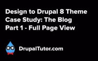 Design to Theme Case Study: Blog Full Page View Design to Theme Case Study: Blog Full Page View