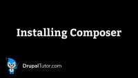 Installing Composer Installing Composer
