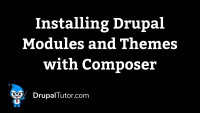 Installing Modules with Composer Installing Modules with Composer