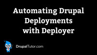 Automating Drupal Deployments with Deployer Automating Drupal Deployments with Deployer
