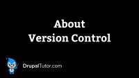 About Version Control About Version Control